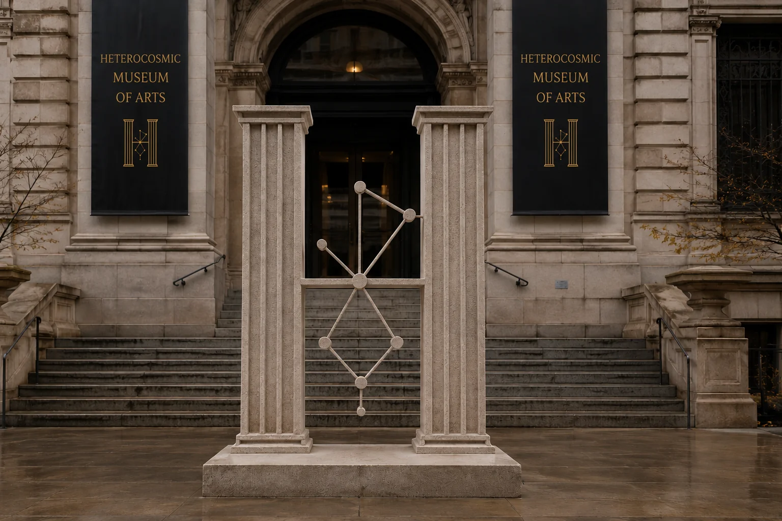 Entrance of the Heterocosmic Museum of Art
