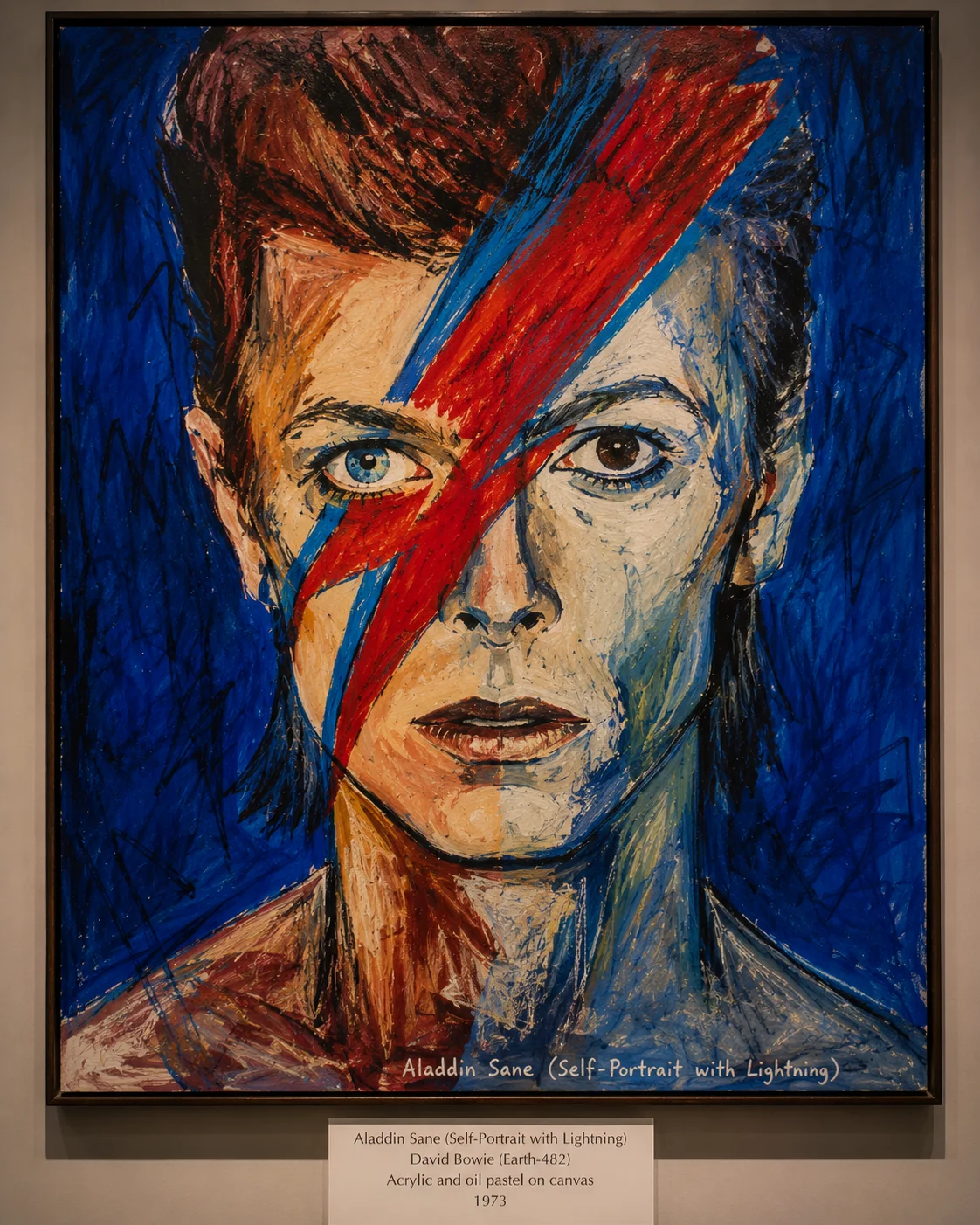 Aladdin Sane (Self-Portrait with Lightning)